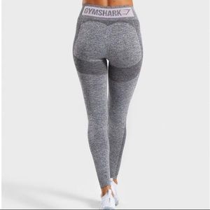 Gymshark Flex High Waisted Leggings - Grey/Pink